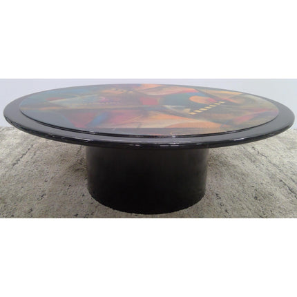 42" Round Multicolor Design Coffee Table (Added 07/24/2026)