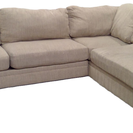 Tan 2-Piece Sectional Sofa