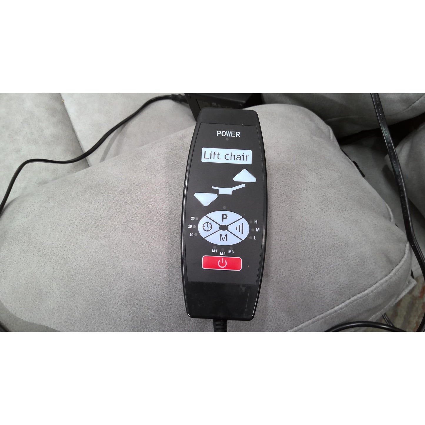 Gray Power Lift Chair Recliner