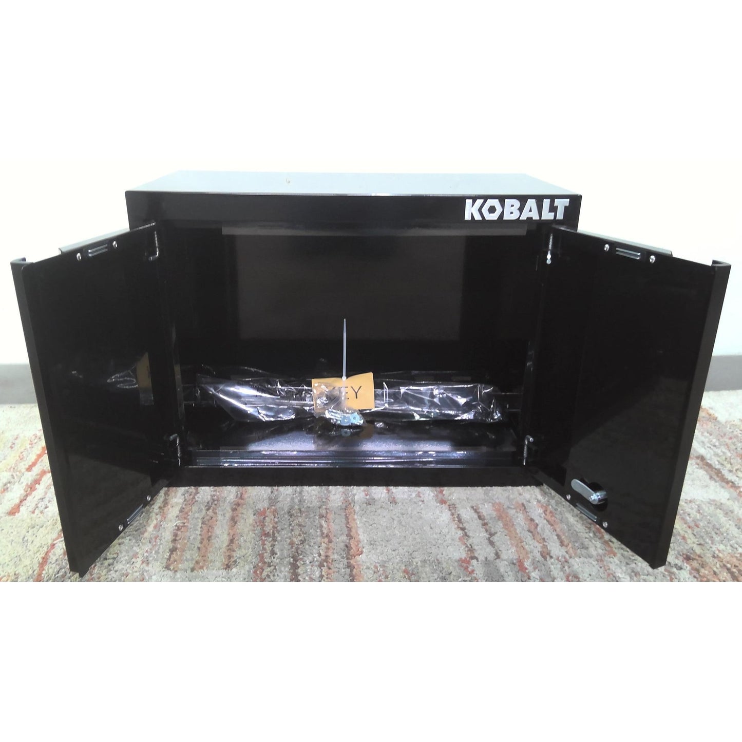 24" Black Kobalt Steel Upper Cabinet