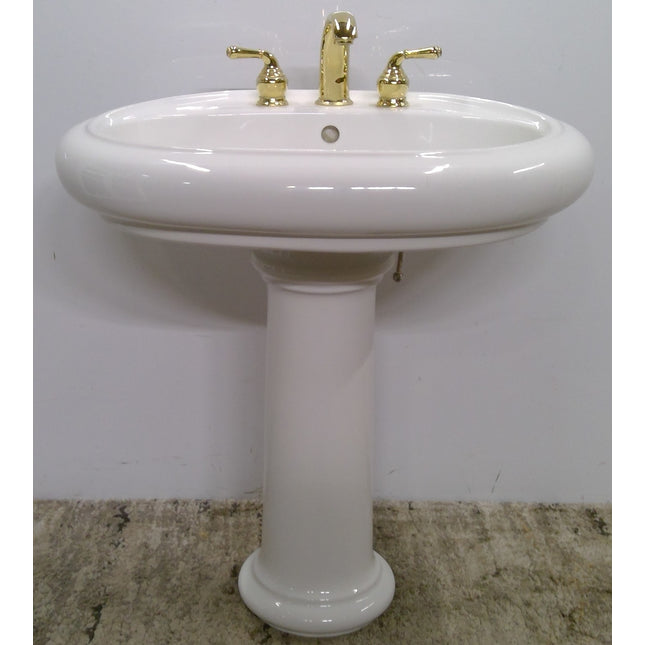 Pedestal Sink with Faucet