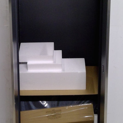 30" Black and Gray Steel Storage Locker