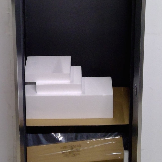 30" Black and Gray Steel Storage Locker