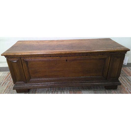 54" Antique Circa 1700 Italian Walnut Cassone