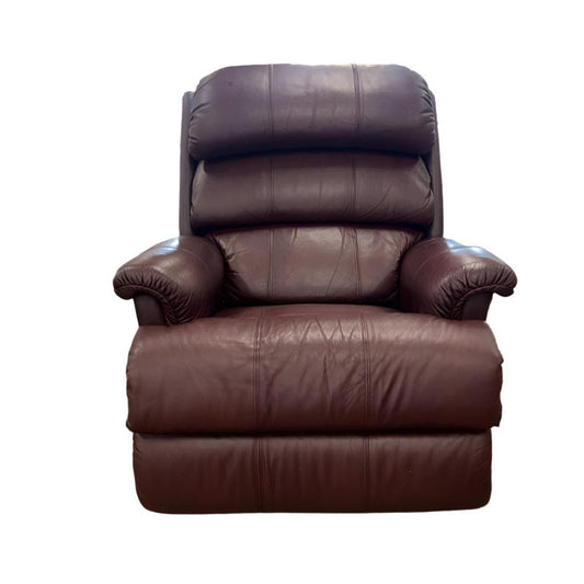 Burgundy Reclining Rocking Chair