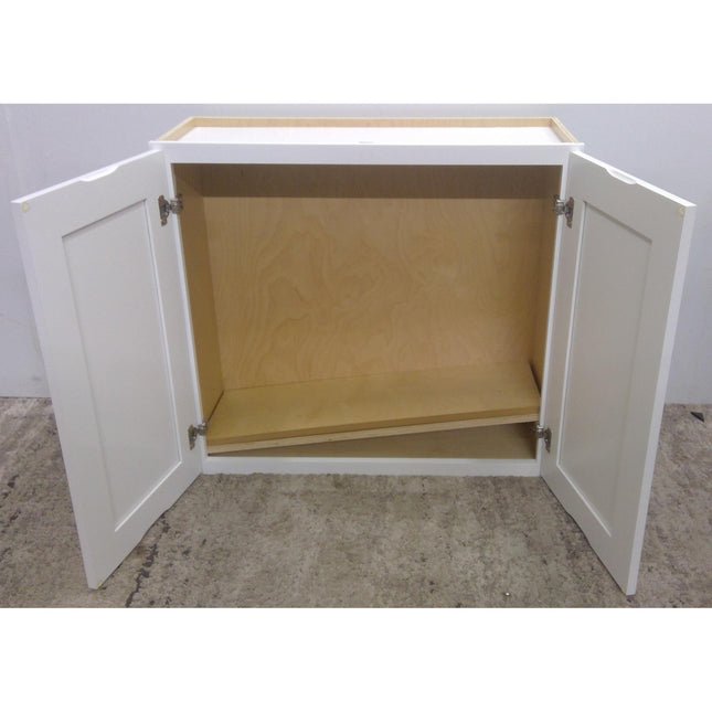 33" White Upper Cabinet