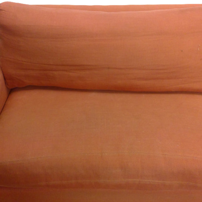 105" Orange Sofa