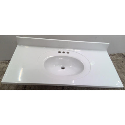 43" Cultured Marble Vanity Top