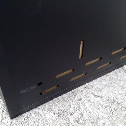 30" Black and Gray Steel Storage Cabinet