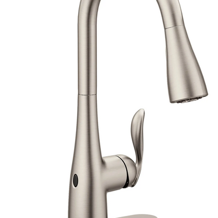 Spot Resist Stainless MotionSense Wave One-Handle High Arc Pulldown Kitchen Faucet