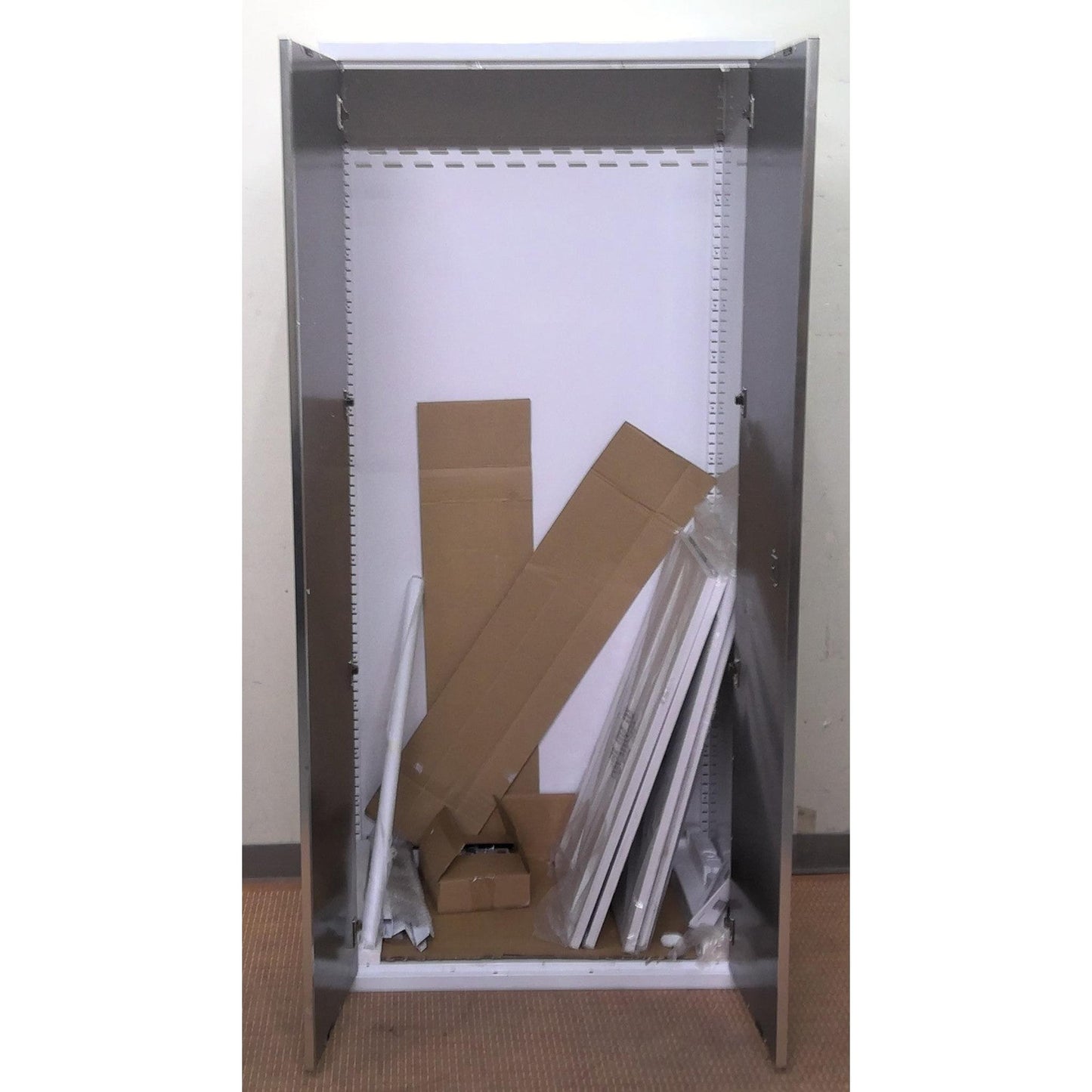 36" x 80" White Multi-Use Steel Storage Locker