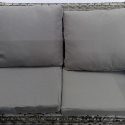 4-Piece Gray Rattan Outdoor Furniture Set