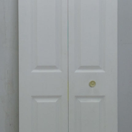 28.5" x 79" White Bifold Closet Door