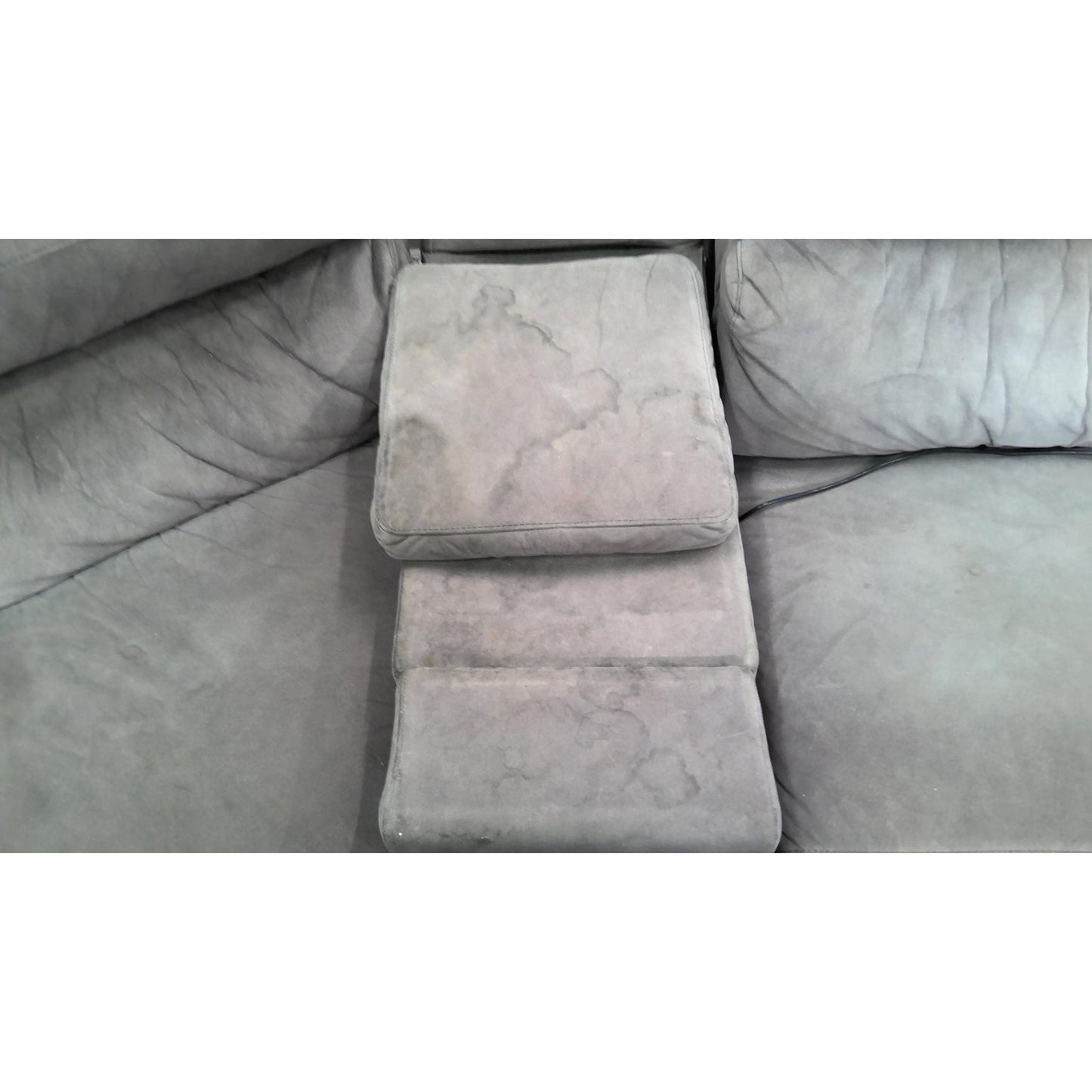 Gray Power Recliner Sectional Sofa