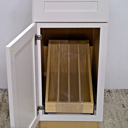 15" White Base Cabinet