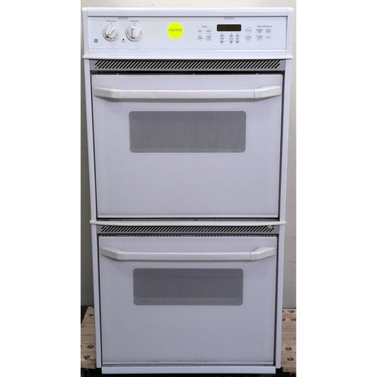 GE 27" White Electric Double Wall Oven