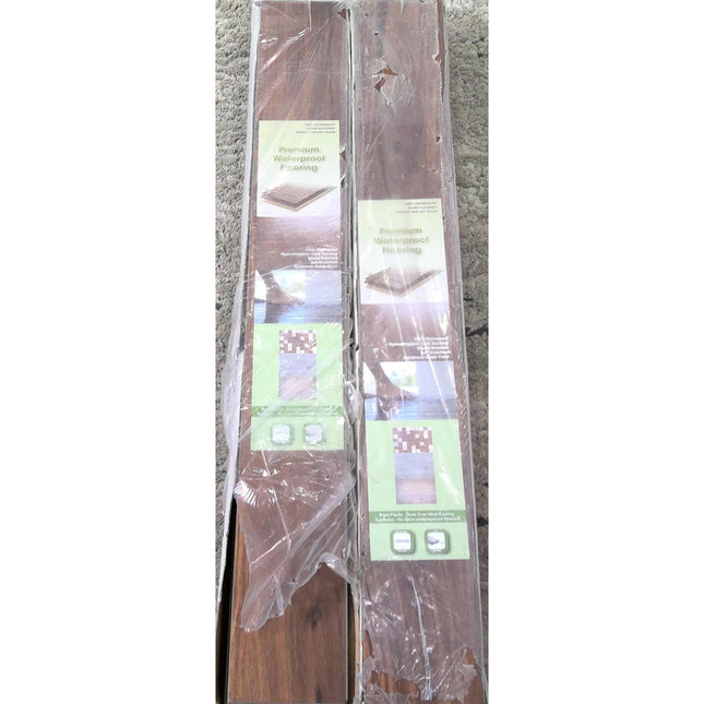 67 Square Feet of Waterproof Vinyl Plank Flooring (2 Boxes)