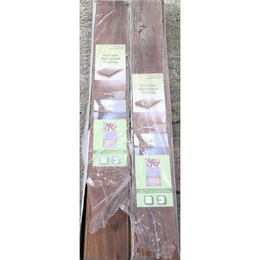 67 Square Feet of Waterproof Vinyl Plank Flooring (2 Boxes)
