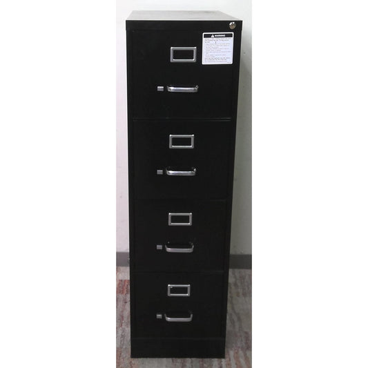 Black 4-Drawer File Cabinet
