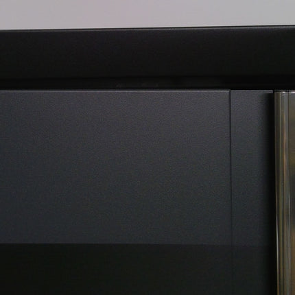 30" Black and Gray Steel Storage Locker