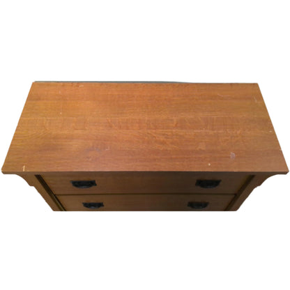 Mission-Style 4-Drawer Dresser, aerial view of tabletop