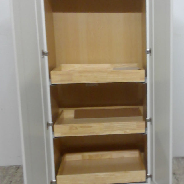 30" x 61.5" White Pantry Cabinet