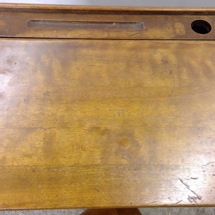 Vintage Industrial Child's School Desk