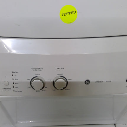GE Unitized Spacemaker 3.8 cu. ft. Capacity Washer with Stainless Steel Basket and 5.9 cu. ft. Capacity Electric Dryer