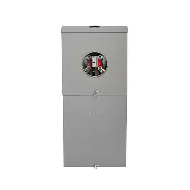 ReStore Select x Leviton 150 Amp Outdoor Meter Main Combo, 8-Spaces, Ring Type - 03R-LP815-RMC GW