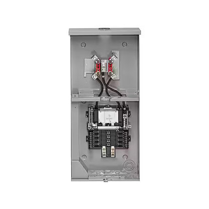 ReStore Select x Leviton 150 Amp Outdoor Meter Main Combo, 8-Spaces, Ring Type - 03R-LP815-RMC GW